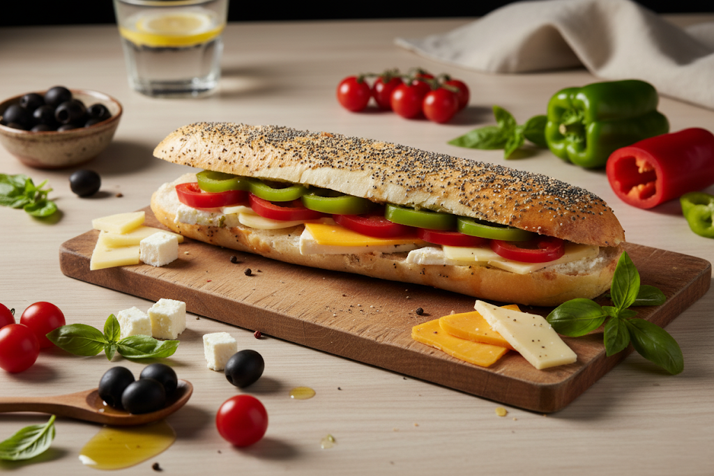 Do╠êrt Peynir Baget