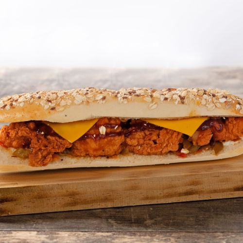 Kajun Tavuklu Sandviç