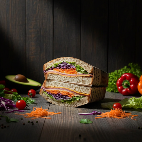 Sebzeli Dana Jambon Sandviç