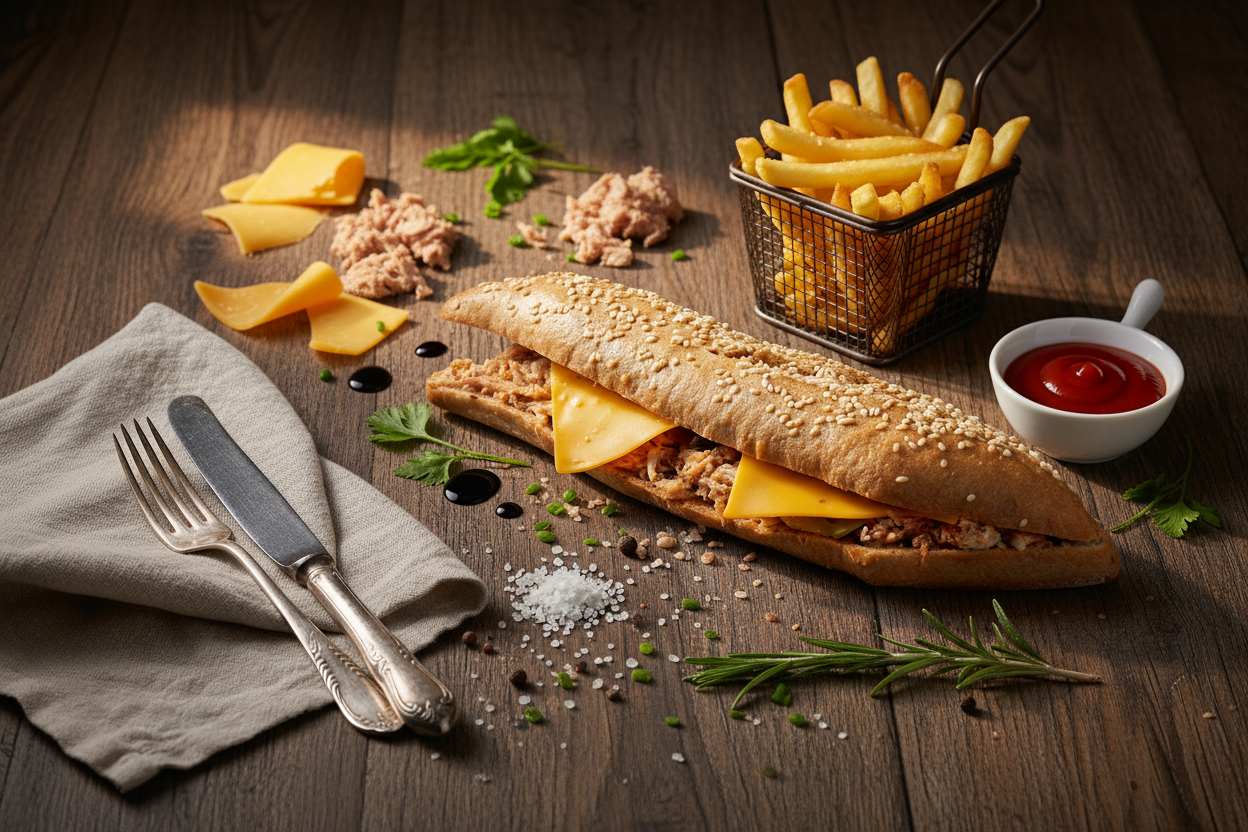 TİFTİK TAVUKLU SANDVİÇ