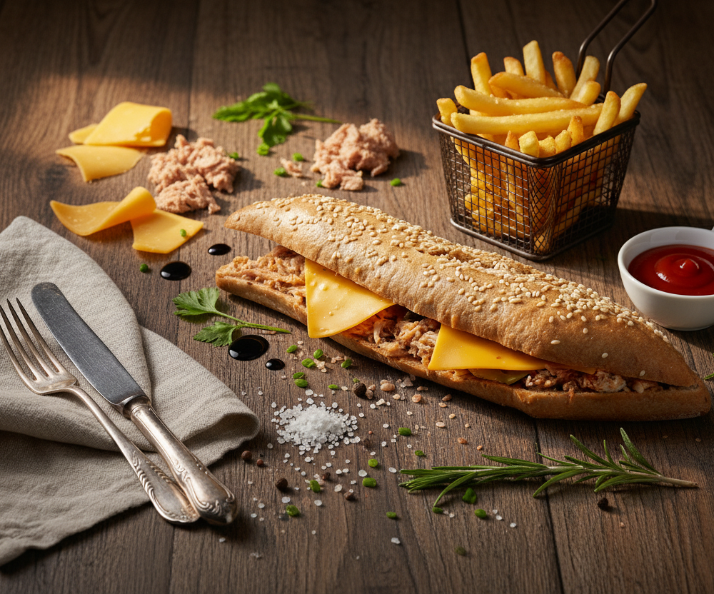 TI╠çFTI╠çK TAVUKLU SANDVI╠çC╠ğ